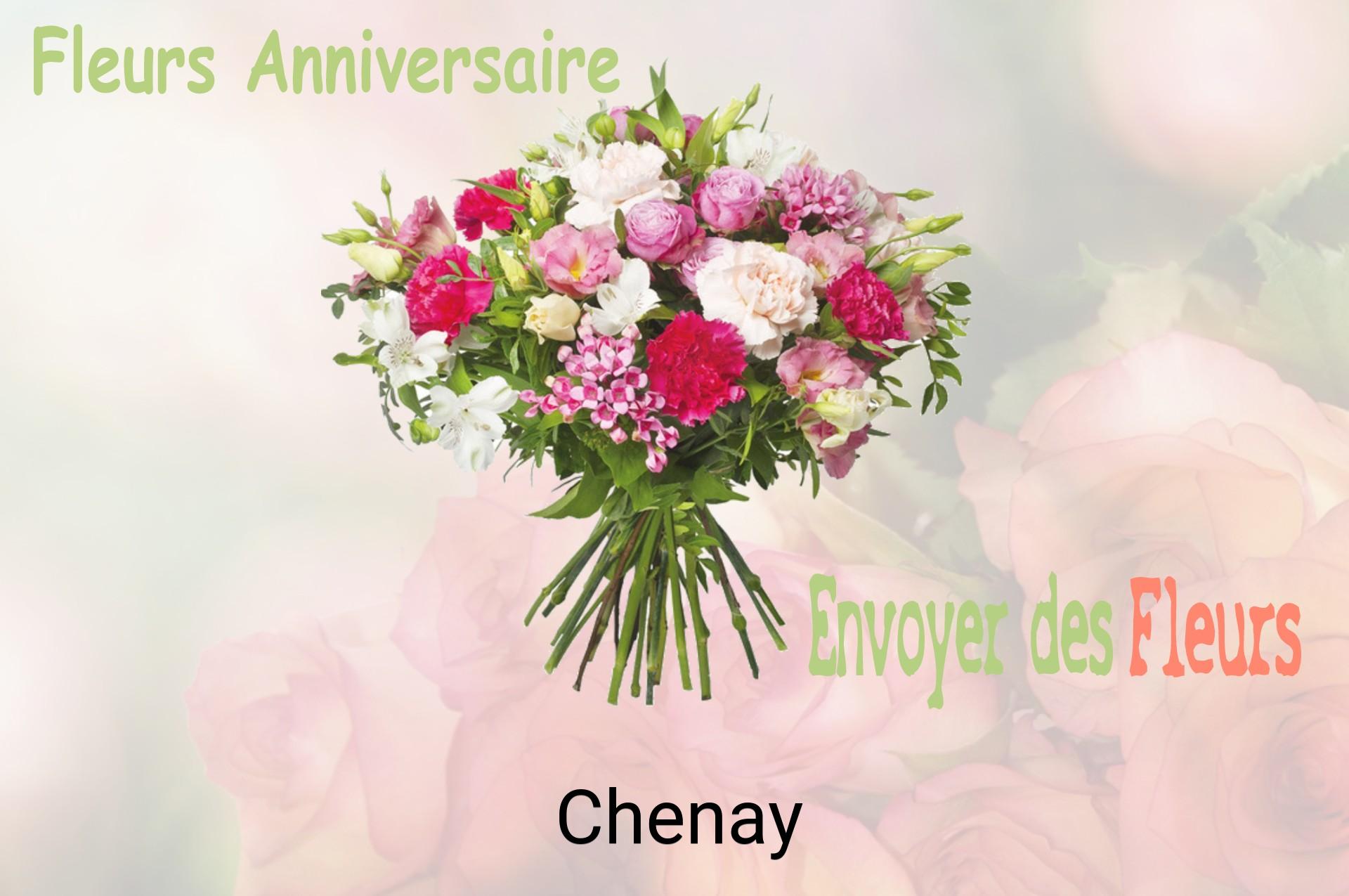 Bouquet de fleurs d’anniversaire livré à Chenay